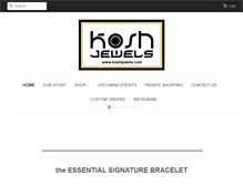 Tablet Screenshot of koshjewels.com